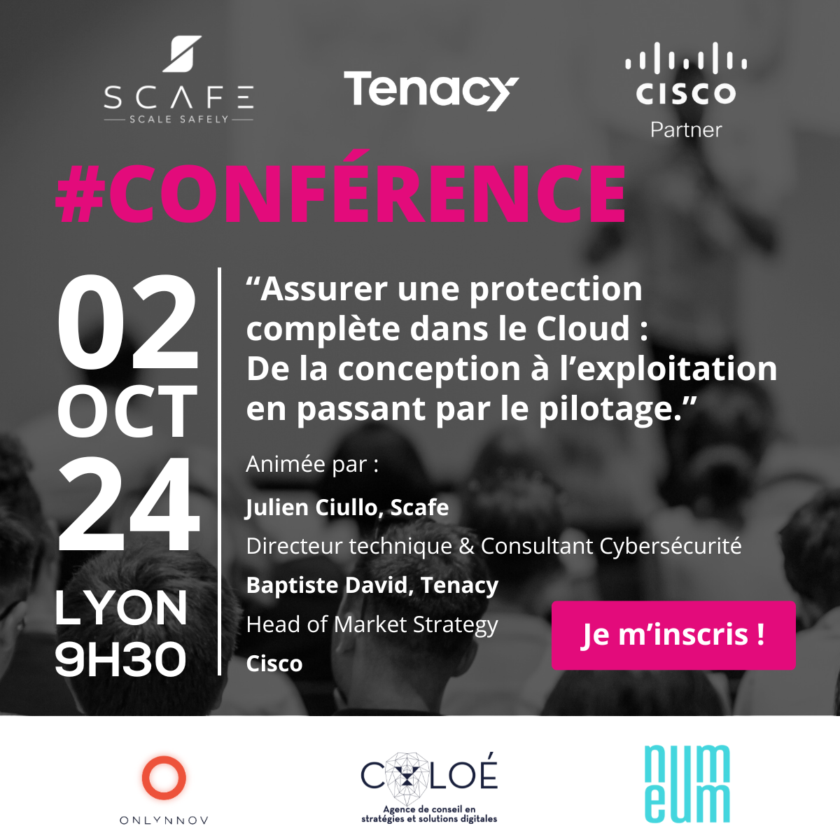 “Assurer une protection complète dans le Cloud : De la conception à l’exploitation en passant par le pilotage.”